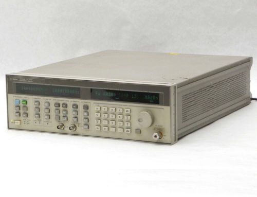 HP AGILENT 83752B HIGH POWER SYNTHESIZED SWEEPER RF GENERATOR 0.01-20GHz 1E1 1E5