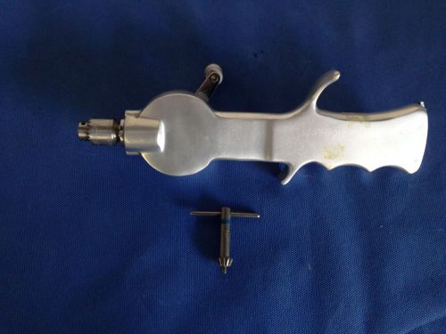 Orthopedic Equipment Company Manual Hand Drill w/ Jacobs Chuck &amp; Key