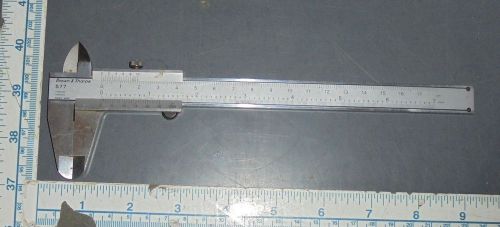 BROWN &amp; SHARPE 577 VERNIER CALIPER/inch-metric/ARCHAEOLOGY,MACHINISTS,WOODWORK