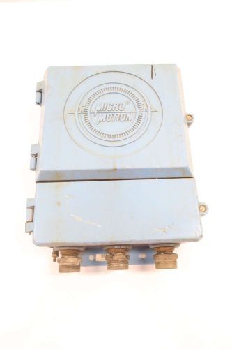 MICRO MOTION RFT9712IPNU REMOTE FLOW TRANSMITTER D530439