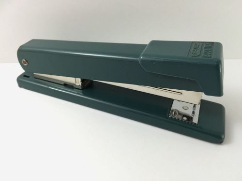 Vtg Stanley Bostitch Economical Full Strip Stapler, 20 Sheet, 515 Forest Green