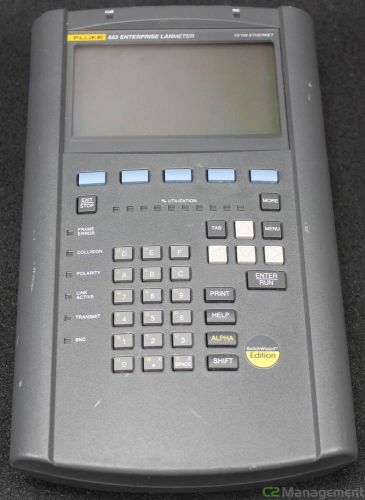 Fluke Model-683 10/100 Ethernet Enterprise Lan Meter