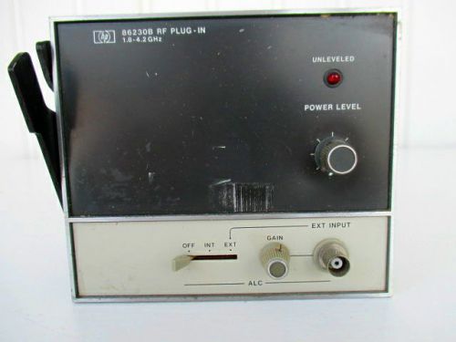 HP 86230B RF Plug-in 1.8 to 4.2 GHz 8620 8350 working