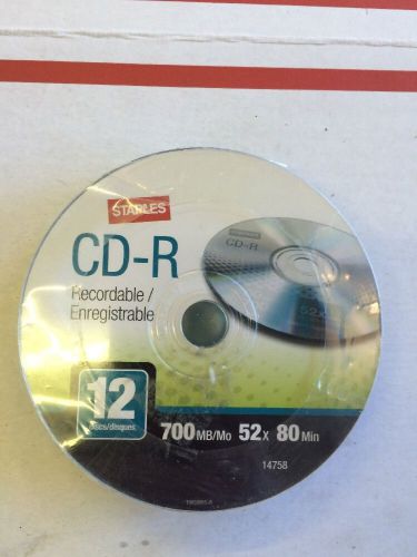 Staples CdR 12pack