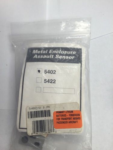 TWO SENTROL 5402 METAL ENCLOSURE ASSAULT SENSOR IN GRAY