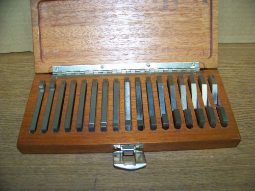 BROWN &amp; SHARPE 17 PIECE PRECISION ANGLE BLOCK SET