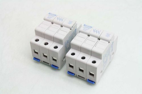 2 ferraz shawmut usm3 fuse holders class cc fuses 800v @ 30a for sale