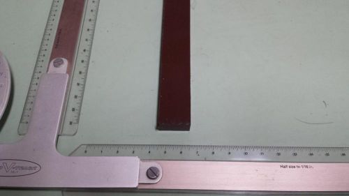 1/2&#034; x 15/16&#034; x 48&#034;  urethane / polyurethane 75 d brown bar p/n 11386 for sale