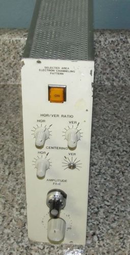 JEOL SM-40070 SELECTED AREA ELECTRON CHANNELING PATTERN PLUG IN