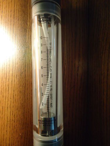 King Instruments Flow Meter 7205-0161-W