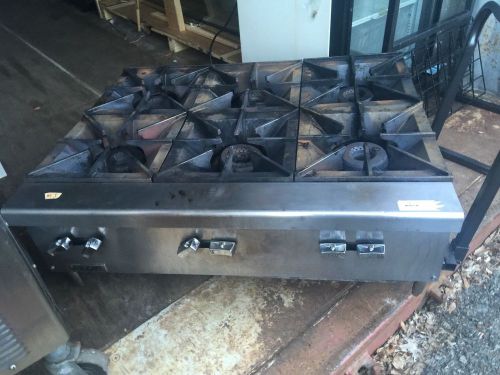 Vulcan 6 Burner Countertop Hot Plate Gas Range