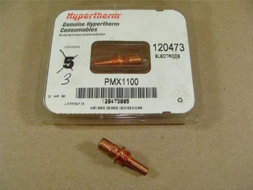 3 NEW HYPERTHERM 120473 PMX1100 PLASMA CUTTER CONSUMABLE TORCH ELECTRODE WELDER