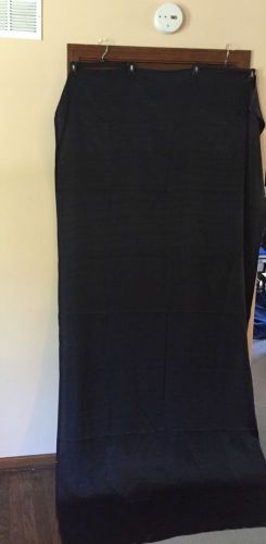 Black Drape For Pole And Drape 48 X 96 Great For Catering