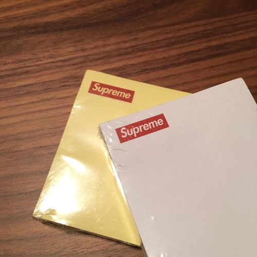 Supreme Box Logo Note Pad Post It Pad Keychain Shirt Accessory Skateboard Pen