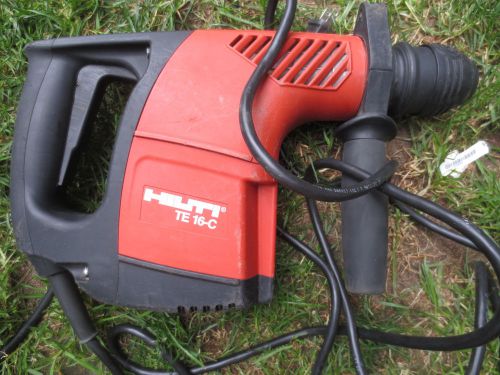 HILTI Hammer Drill TE 16-C  great condition te16c 16c