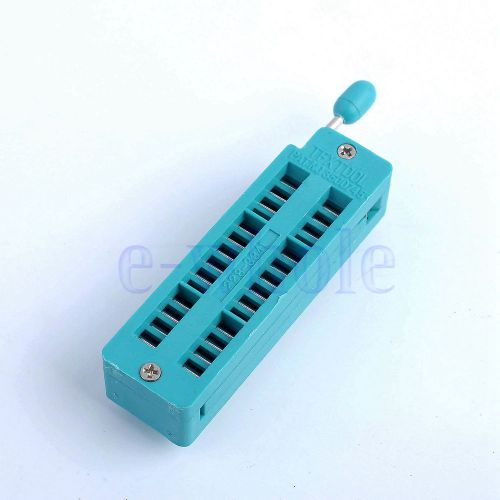 1PCS Green Narrow ZIF 28 Pins Test Universal IC Socket HM