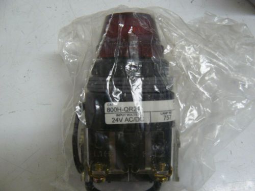 NEW ALLEN BRADLEY 800H-QR24R SERIES F PILOT LIGHT 30.5MM TYPE 4/4X/13 RED