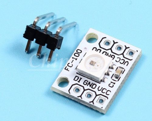 Ws2811 5050 rgb led lamp panel module 1-bit 5v rainbow led for arduino 3p pin for sale