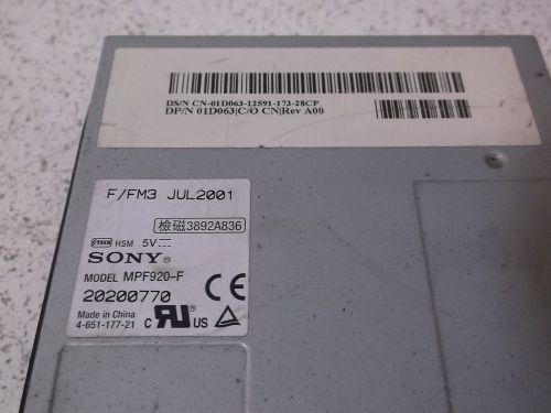 SONY MPF920-F FLOPPY DRIVE *USED*