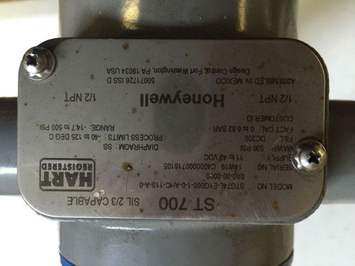 Honeywell D/P Pressure Transmitter / Transducer Meter ST700 With Diaphragm.