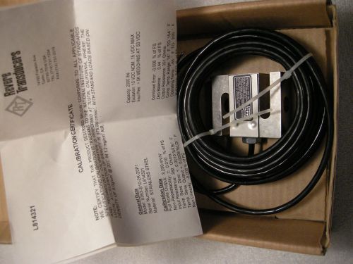 Revere 9363-B10-2K-20P1 Load Cell Transducer 2K lbs Capacity