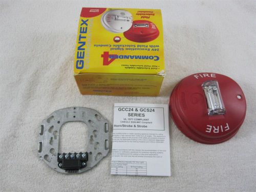 Gentex GCS24-CR Commander 4 Ceiling fire Alarm Strobe Light NEW 904-1213-002