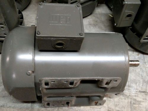 Weg 1hp motor 1160rpm 208-230/460v 3ph 00112es3ef56 for sale