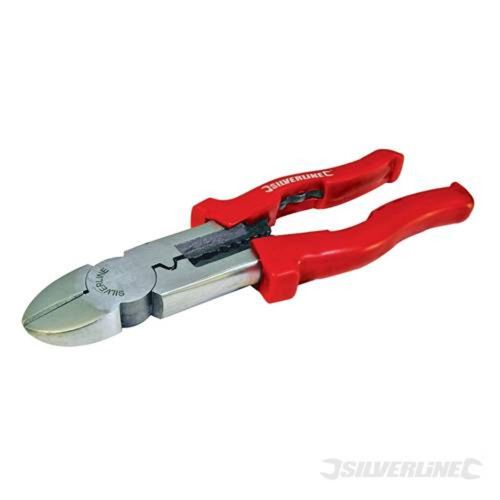 200mm Silverline Multi Function Side Cutting Cutter Pliers Heavy Duty Tools