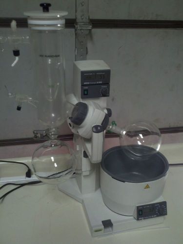 Buchi r-205, with glassware, b-490 waterbath, 2000ml sample, coll flask id 10801 for sale