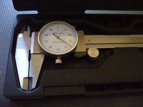 6&#034;inch  Dial Caliper  W/case  .001&#034; accuracy  (new)