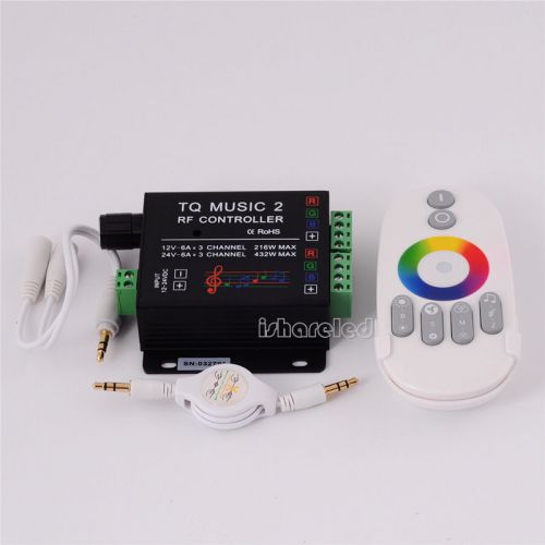 Music controller led rgb music controller rf remote intelligent sonic sensitivit for sale