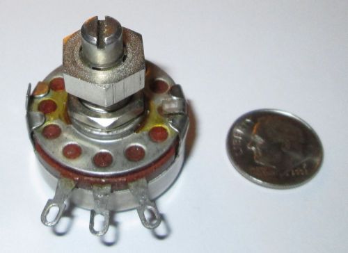 750 OHM 2 WATT POTENTIOMETER  ALLEN-BRADLEY TYPE J  LOCKING RV4LAYSA751 REFURB.