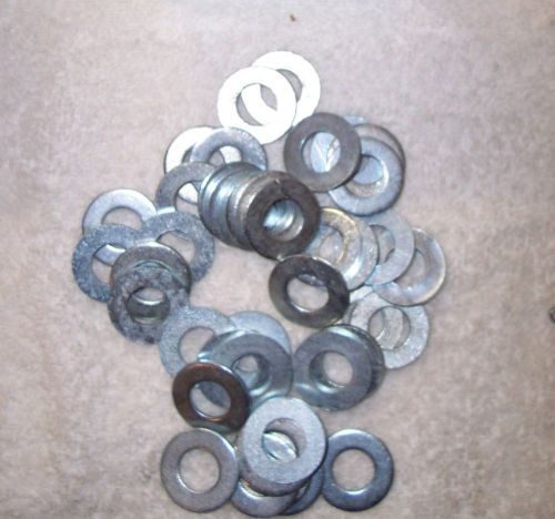 FLAT WASHERS 9/16&#034; SAE Zinc Plated