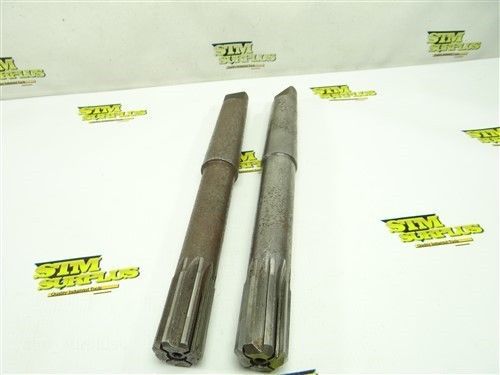 PAIR OF CLEVELAND HSS CARBIDE TIPPED 4MT EXPANSION REAMERS 1-1/8 TO 1-3/16