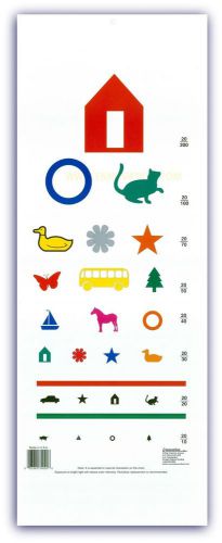 Eye Chart - Pediatric Color Eye Chart