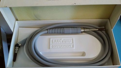 Luxtec fiber optic light cable 9ft longth 5.0mm bundle,45 degree, new in box for sale