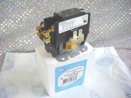 Contactor definite purpose 1.5 pole fla: 25 coil: 24 v, refrigeration, a/c units for sale