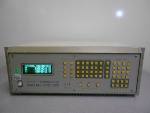 XITRON TECHNOLOGIES 2503AH 3Channel Power Analyser