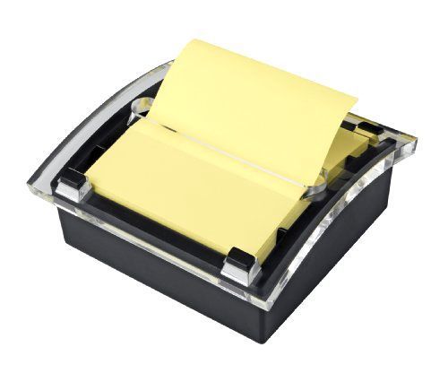 Post-it pop-up notes dispenser for 3 x 3-inch notes, black dispenser, includes c for sale