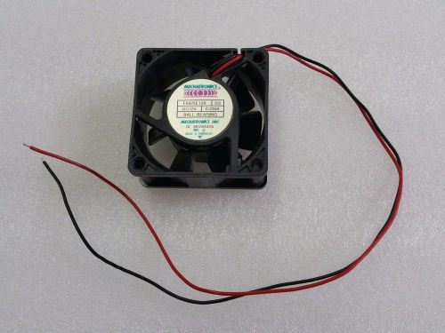 Mechatronics DC Brushless Fan 12V,  Model F6025E12B-RS, New