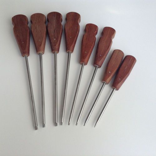 A set of 8 pcs bone screwdriver hex head  veterinary orthopedics instruments for sale