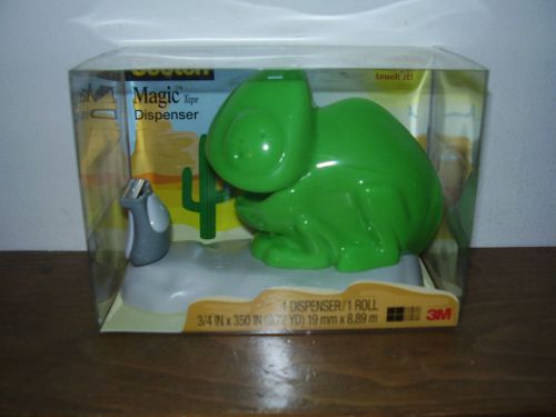 Scotch Magic Tape Dispenser - C34 Chameleon - Color Changing Lizard - NEW.