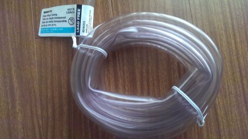 WATTS LSVKI10 CLEAR VINYL TUBING  1/2&#034;ID x 5/8&#034;OD x 10 ft. 45 PSI @ 70F