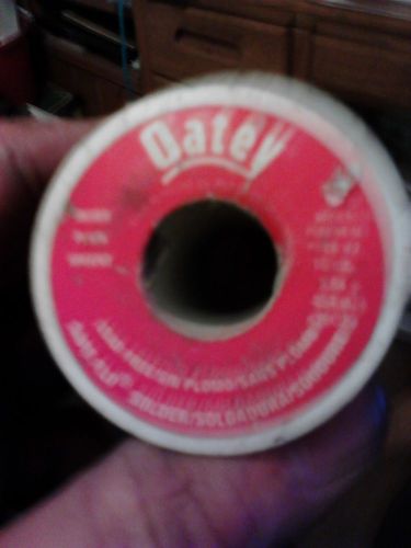 Lead-free solder, Oatey Safe Flo Silver solder, 6 oz left on 1 lb roll