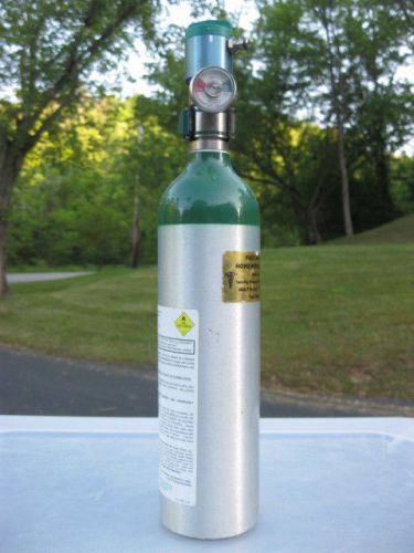 Medical Oxygen Tank 12&#034; Tall Size M6  w/ REGULATOR  CHAD THERAPEUTICS  FREE SHIP