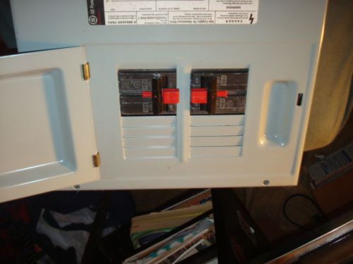 GE Generator Emergency Interlock Transfer Sub 60A Breaker Panel General Electric