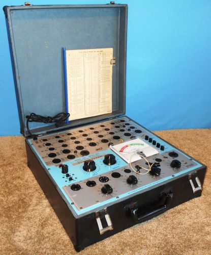 B&amp;K Model 707 Dyna Jet Dynamic Mutual Conductance Tube Tester w/Tube Chart