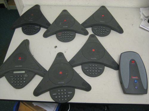 Huge LOT (7) Polycom SoundStation Premier 2201-01900-001