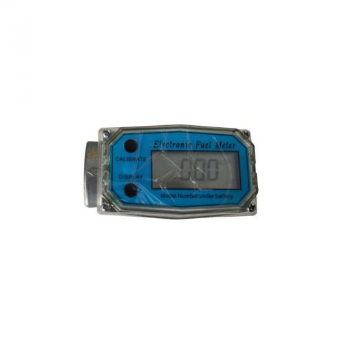 1 inch Turbine Electronic Digital Diesel Oval Fuel Flow Meter Flow Counter New