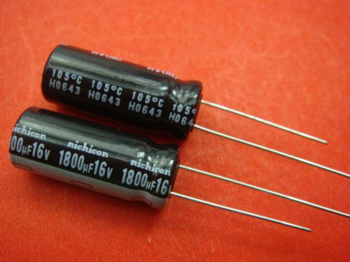 4p oem japan nichicon 16v 1800uf electrolytic capacitor li for sale